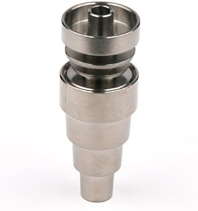 MFHX Handmade Titanium Oil Burners, 2in1 &amp; 6in1 (#2/6in1-60mm)