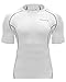 BALEAF Men's Short Sleeve Compression Shirts Gym Base Layer Compression Tops Color White Size M