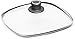Woll Tempered Glass with Stainless Steel Rim and Vented Knob Square Lid, 11