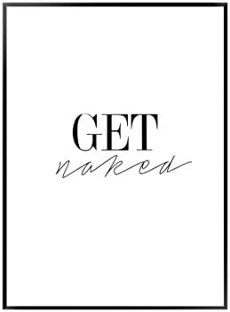 Get Naked A3 Poster/Print