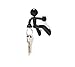 PELEG DESIGN Key Pete Magnetic Key Holder - Decorative Magnetic Key Hook for Refrigerator Door & Metal Surfaces - Strong Magnet, Holds up to 30 Keys - Unique Novelty Design - Red - 2.36x3.15x2.76