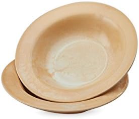Clay Aesthetics Ceramic Pasta Plates/Bowls Set of 2