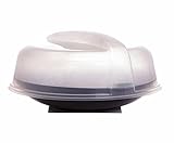 Vented Microwave Cover (2 Pack) - No BPA -10.5 Width X 3.5 Height - Clear (Pack of 2 in Each Order)