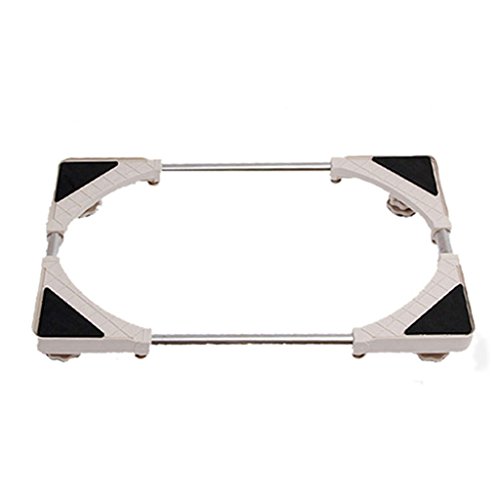 Click Here to See More Images TH Multi-function Washing Machine Base Adjustable Stainless Steel Refrigerator Bracket