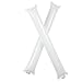 Thunder Sticks, Inflatable Stadium Noisemakers Bam Bam Cheer Sticks Blow Bar Inflatable Boom Sticks Noisemakers Stick Basketball Football Noisemakers Party Favors (White)