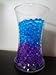 JellyBeadZ Brand - 8oz -Almost 15,000 Water Bead Gel - Heat Sealed Bag- Water Pearls Gel Beads- Wedding & Event Centerpieces - Blue