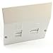 Kenable NTE5 Master BT Socket and VDSL RJ11 Fibre Socket 6P4C Faceplate