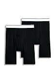 Jockey Men's Underwear Pouch Midway Brief - 2 Pack, black, XL
