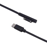 BETOP Surface Connect to USB-C Charging Cable (5ft), Requires PD Power Supply, Compatible with Microsoft Surface Pro 6 Pro 4 Pro 3 Surface Laptop 2 Surface Pro Surface Laptop & Surface Book