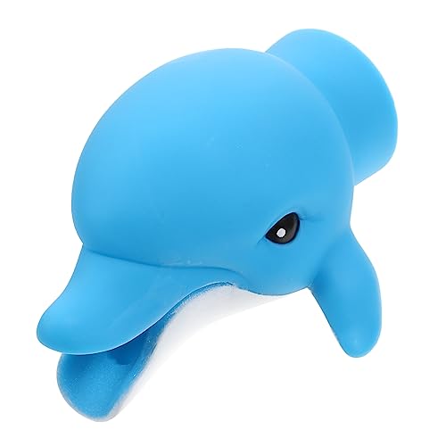 GALPADA Cartoon Faucet Extender Adorable Handwashing Tool Brightly Colored Design for Easy Access at Bathroom Sinks Fun Dolphin Shape Water Saving