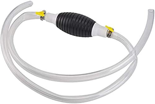 Luter ガソリンサイフォンホースサイフォンハンドポンプ ガソリンオイル用 Texty In