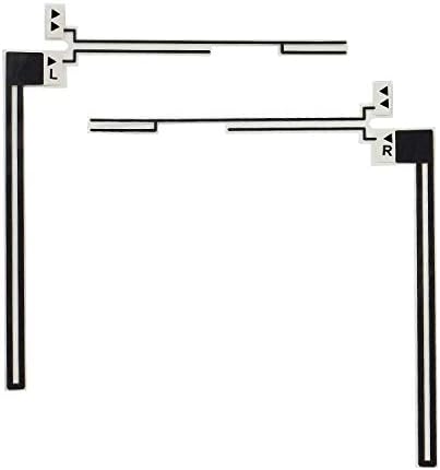 Amazon Maxwin マックスウィン 地デジアンテナ 補修用 ワンセグ フルセグ テレビ受信用 フィルムアンテナ L字型 左右セット Dan11b Dan11b ワンセグ 地デジアンテナ 車 バイク