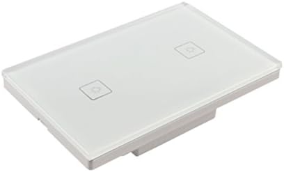 Smart Home Touchscreen Control Panel --pater Joy US Wireless Touch Timing Wall Switch Luxury Panel Wifi Remote Control Light Swich. (2 gang)