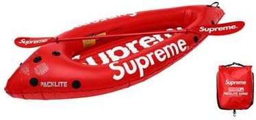 Correct Supreme Advanced Elements Packlite Kayak Red SS18 100% Authentic