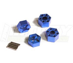 Integy RC Model Hop-ups T7965BLUE Wheel Hub (4) for Traxxas 1/10 Stampede 2WD & Slash 2WD