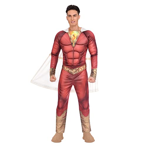 (PKT++) (9906142) Adult Mens Shazam Warner Bros Fancy Dress Costume (Medium)