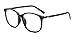 Slocyclub Oversized Nerd Square Non-Prescription Glasses Clear Lens Fake Eyeglasses for Women Men Teens