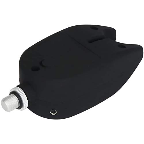 Elektronischer Angelköderalarm mit Sound Lichtanzeige Fisch Bissanzeiger für Angelrute Rutenschnur Schwarz – Bild 4