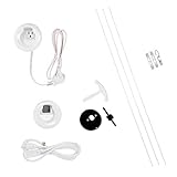 Legrand - Wiremold CMK70 Flat Screen TV Cord and Cable Power Kit, Recessed In-Wall Cable Management System with PowerConnect, White.
