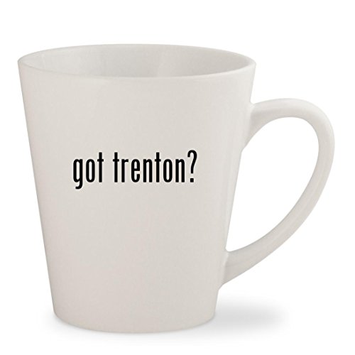 got trenton? - White 12oz Ceramic Latte Mug Cup