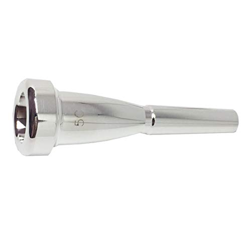 Pakala66 Silver Trumpet Mouthpiece 3C 5C 7C Size Instrument Accessory for Bach Pack of 3