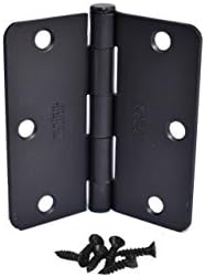 (Pack of 50) Kesler 3 1/2 Inch Oil Rubbed Bronze Door Hinges (1/4" Radius Corners)