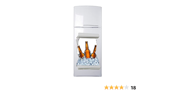 Pegatinas 3D Vinilo para Frigorífico Hueco Cerveza Varias ...