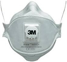 3M GT500073140 Aura Disposable Respirator, FFP3, Valved, 9332+ (Pack of 10)