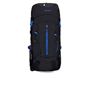 Impulse 65 Ltrs Black Rucksack (Momentum 65 litres Black)