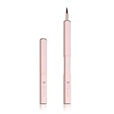 DUcare Retractable Lip Brush Travel Portable Vanity Lipstick Gloss Makeup Brush Tool(Rose Gold)
