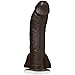 Doc Johnson Mr. Marcus' - 9 Inch Cock & Balls with Removable Vac-U-Lock Suction Cup Base - F-Machine and Harness Compatible - Black