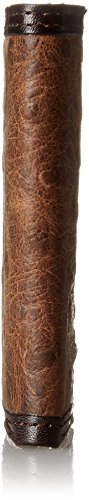 Nocona Men's Brown Ostrich Trifold, Brown, One Size