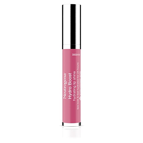 Neutrogena Hydro Boost Hydrating Lip Shine, Radiant Rose 50, 0.10 Ounce