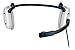 Logitech H130 Behind-The-Head Stereo Headphones w/Boom Microphone & 3.5mm Jacks (White/Black)