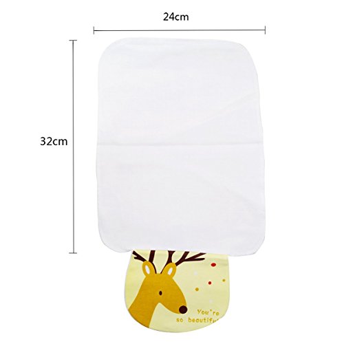 Baby Back Sweat Towel Summer Drinks Children Back Perspiration Wipes Towel Sweat Absorbent Towel