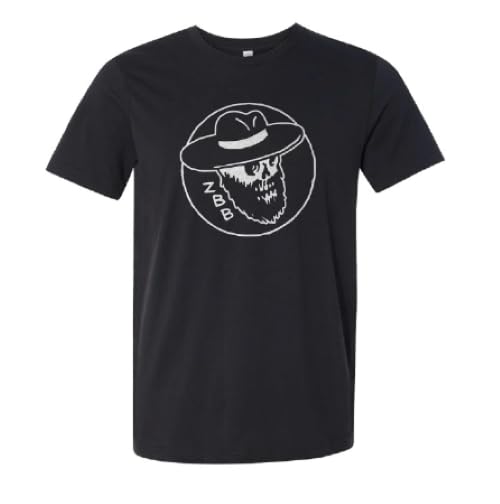 Photo 1 of Zac Brown Band Unisex's Standard Official Merch Skeleton Logo Tee, Black
