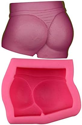 LAMEIDA 3D Silicone Soap Mold Sexy Butt Craft Molds DIY Handmade Soap Mould 7.2 * 6.5 * 4 cm
