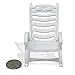 American Heritage Industries Dollhouse Rocking Chair- 1:12 Scale Rocking Chair for Your Doll House or Fairy Garden, Unique Antique Dollhouse Rocking Chair