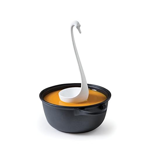 SWANKY - The Floating Ladle By Ototo (white) Home & Kitchen, Kitchen & Dining, Kitchen Utensils & Gadgets, Cooking Utensils, Ladles