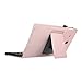 Fintie Samsung Galaxy Tab E 9.6 Keyboard Case - Slim Fit PU Leather Stand Cover with Premium Quality [All-ABS Hard Material] Removable Wireless [Long Life Battery] Bluetooth Keyboard, Rose Gold