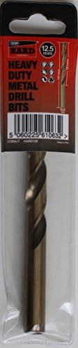 TTP HARDDrills 12.5mm Drill bit - Cobalt Hardened bits for Drilling Hard Steel & Stainless, Heavy Duty Universal Drills for Cutting Tough Metal, Professional jobber Industrial 135 Degree Point