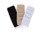 Fashion First Aid Women's Brah Extender Bra Breathing Room 2 Hook Narrow 3 Pack, Multi, One Size