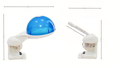 Sanqiao 2 in 1 Hair and Facial Steamer, Nano Ionic Steam, Deep Care for Hair and Skin, Home and Salon Use