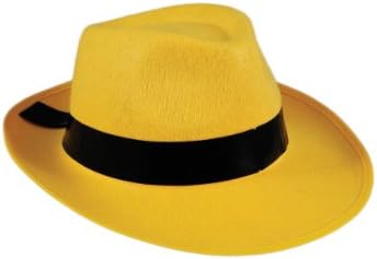 HM Smallwares Yellow Fedora Hat
