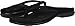 Vionic with Orthaheel Technology Womens Corfu Toepost Orthotic Sandal Black Pixel Size 9