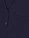 Messic Cuffed Sleeve Shirts For Women, Women's V-Neck Blouses 3/4 Roll-Up Sleeve Button Casual Chiffon Tunic Shirt (X-Large, Navy)