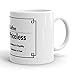 Funny Coffee Mug – Gamer Inventory Value Cup – Novelty Sarcastic Gift for Coffee Lovers Nerds and Gamers – White Ceramic 11oz – Dishwasher and Microwave Safe