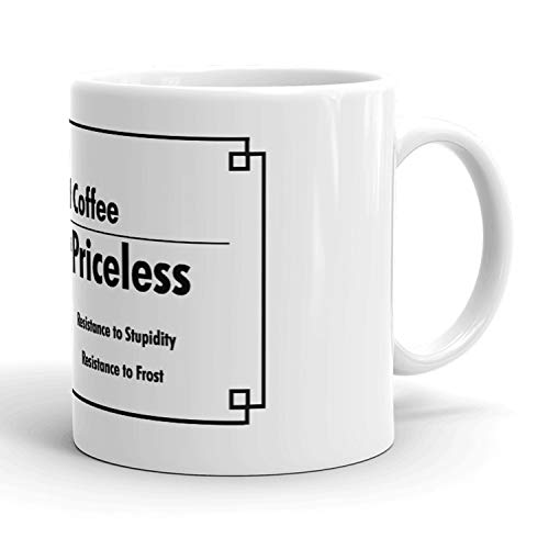 Tasse Kaffee Inventar Value Priceless Funny Keramik Kaffee Trinkbecher - 325 ml – Bild 4
