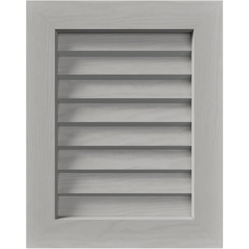 Ekena GVWVE32X2202SDPPI Vertical Gable Vent, 37"W x 27"H (Rough Opening: 32"W x…