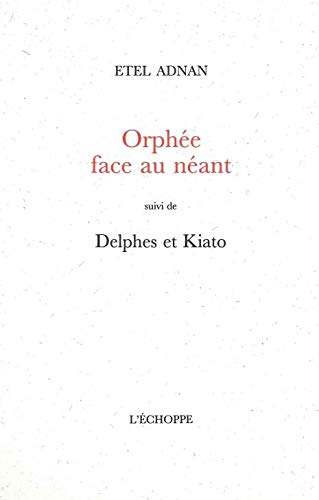 Orphée face au néant by Etel Adnan